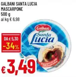 IperFamila Galbani santa lucia mascarpone offerta