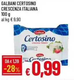 IperFamila Galbani certosino crescenza italiana offerta