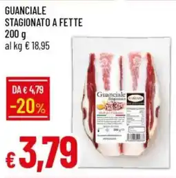 IperFamila Guanciale stagionato a fette senfter speck offerta