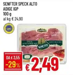 IperFamila GranTerre Senfter speck alto adige IGP offerta
