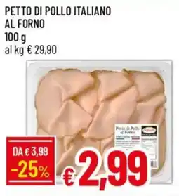 IperFamila Petto di pollo italiano al forno offerta