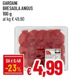 IperFamila Gardani bresaola ANGUS offerta