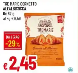 IperFamila Tre marie cornetto all'albicocca offerta