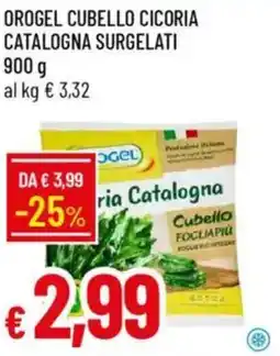 IperFamila Orogel cubello cicoria catalogna surgelati offerta