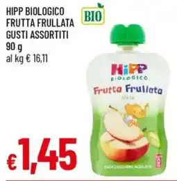 IperFamila Hipp biologico frutta frullata offerta