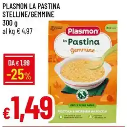 IperFamila Plasmon la pastina stelline/gemmine offerta