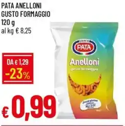 IperFamila Pata anelloni gusto formaggio offerta