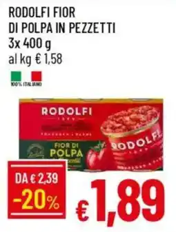 IperFamila Rodolfi fior di polpa in pezzetti offerta
