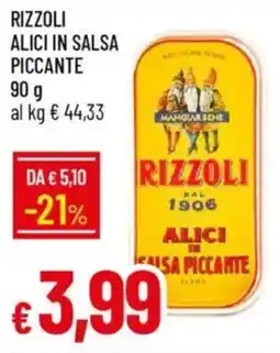 IperFamila Rizzoli alici in salsa piccante offerta