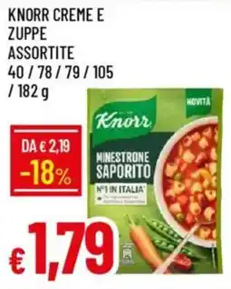 IperFamila Knorr creme e zuppe offerta