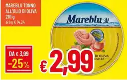 IperFamila Mareblu tonno all'olio di oliva offerta