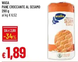 IperFamila Wasa pane croccante al sesamo offerta