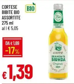 IperFamila Cortese bibite bio offerta
