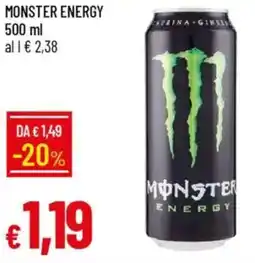 IperFamila Monster energy offerta