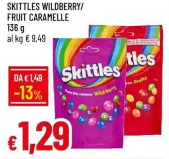 IperFamila Skittles wildberry/ fruit caramelle offerta