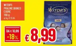 IperFamila Witor's praline bianco cuore offerta