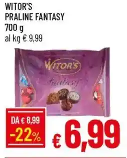IperFamila Witor's praline fantasy offerta