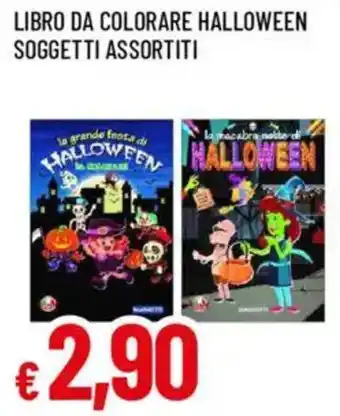 IperFamila Libro da colorare halloween soggetti offerta
