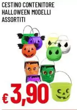 IperFamila Cestino contenitore halloween modelli offerta