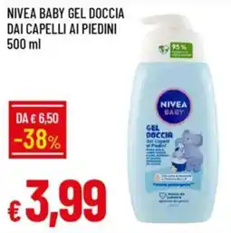 IperFamila Nivea baby gel doccia dai capelli ai piedini offerta