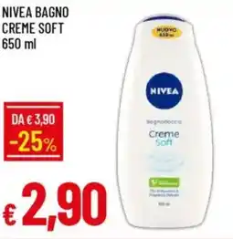 IperFamila Nivea bagno creme soft offerta
