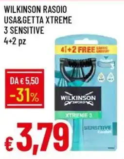 IperFamila Wilkinson rasoio usa&getta xtreme 3 sensitive offerta