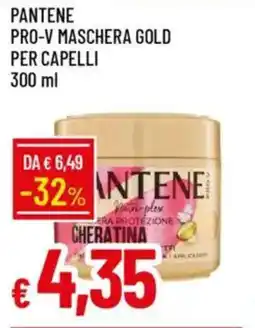 IperFamila Pantene pro-v maschera gold per capelli offerta