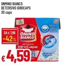 IperFamila Onmino bianco detersivo idrocaps 20 caps offerta