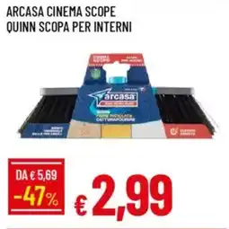 IperFamila Arcasa cinema scope quinn scopa per interni offerta