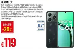 IperFamila REALME C61 Dark Smartphone offerta