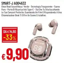 IperFamila SMART-JA004632 Clear Beat Sound Rosa/ Verde offerta