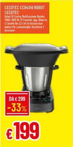 IperFamila CECOTEC CC04341 ROBOT CECOTEC offerta