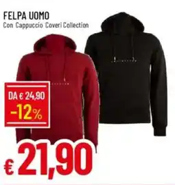 IperFamila Felpa uomo offerta