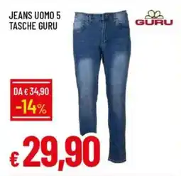 IperFamila Jeans uomo 5 tasche GURU offerta