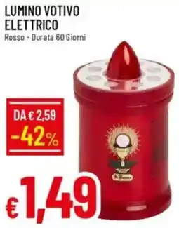 IperFamila Lumino votivo elettrico offerta