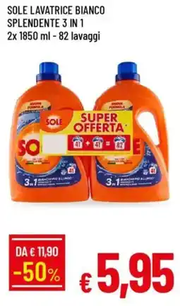 Galassia Sole lavatrice bianco splendente 3 in 1 2x offerta