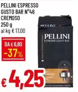Galassia Pellini espresso gusto bar n°46 cremoso offerta