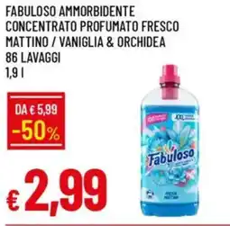 Galassia Fabuloso ammorbidente concentrato profumato fresco offerta