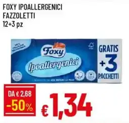 Galassia Foxy ipoallergenici fazzoletti offerta
