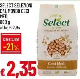 Galassia Select selezioni dal mondo ceci medi offerta