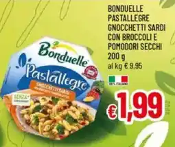 Galassia Bonduelle pastallegre gnocchetti sardi offerta