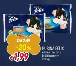 Galassia PURINA Felix alimenti per gatti le ghiottonerie offerta