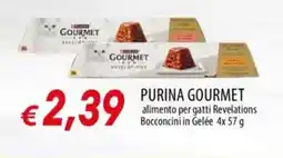 Galassia PURINA GOURMET alimento per gatti Revelations Bocconcini in Gelée offerta