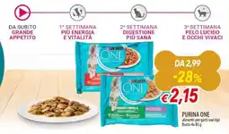 Galassia PURINA ONE alimenti per gatti offerta