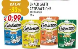 Galassia Snack gatti CATISFACTIONS offerta