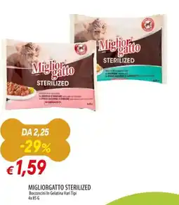 Galassia MIGLIORGATTO sterilized bocconcini in gelatina offerta