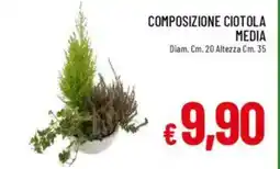 Galassia Composizione ciotola media offerta