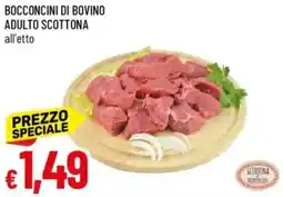 Galassia Bocconcini di bovino adulto scottona offerta