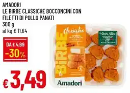 Galassia Amadori le birbe classiche bocconcini con filetti di pollo panati offerta