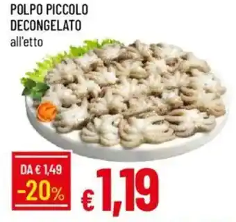 Galassia Polpo piccolo decongelato offerta